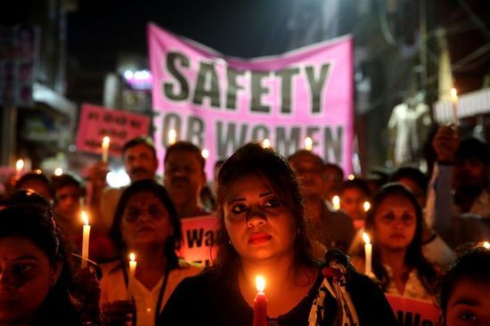 Women using safety technology